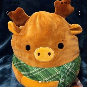 Squishmallows Flipamallow 10" Jen & Ruby Reindeer Penguin Christmas NWT